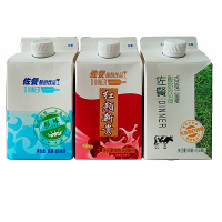 君乐宝佐餐酸奶饮品纯享早餐原味网红酒店盒装酸奶 六盒 枣味
