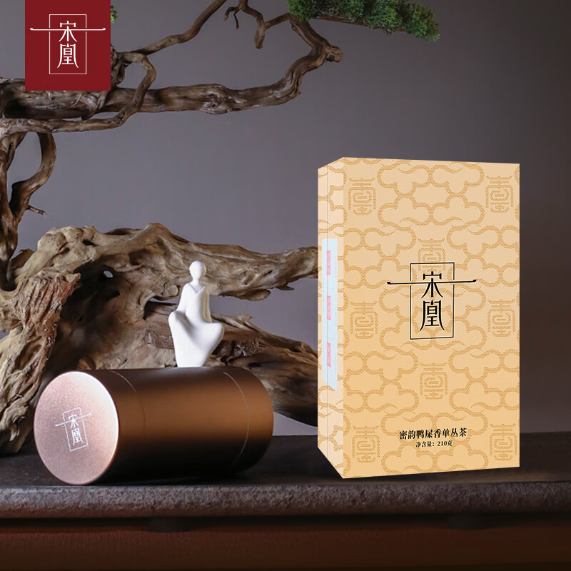 宋凰 乌龙茶密韵大单凤凰单丛单枞鸭屎香特级 210g(单位:罐)