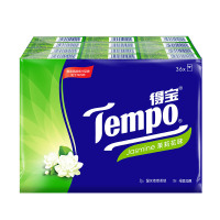 得宝 Tempo纸巾手帕纸 茉莉花香面巾纸餐巾纸 36包 2条