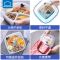 乐扣乐扣塑料保鲜盒微波炉上班族三分隔午餐盒便当盒带饭盒餐盘格 750ml