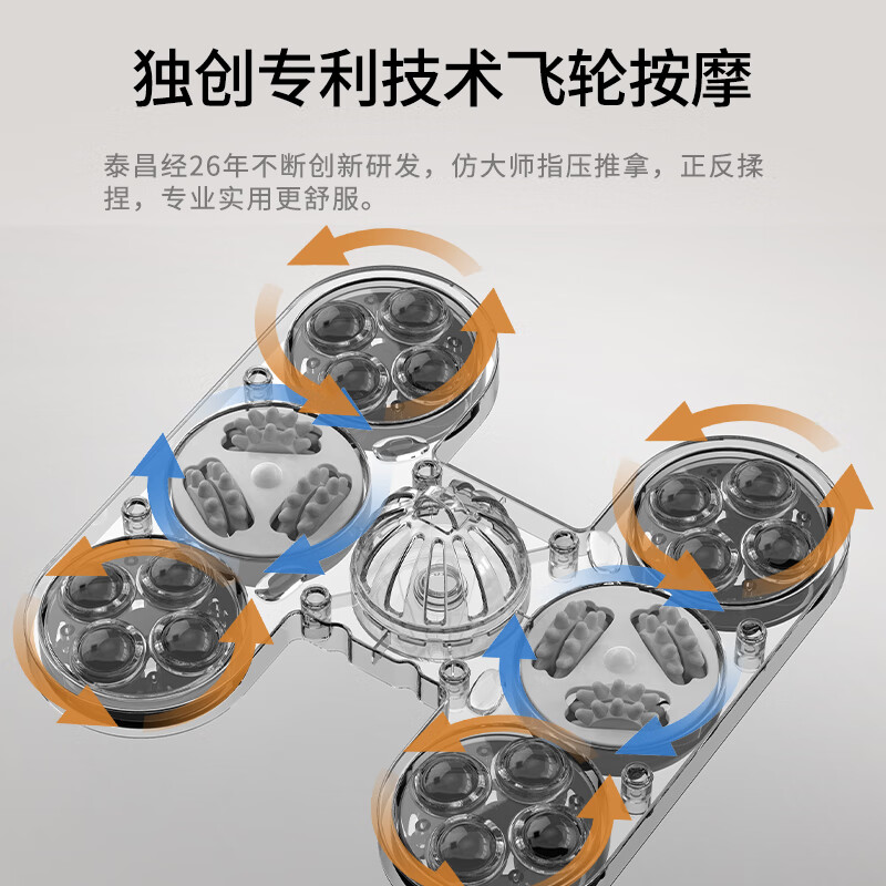 泰昌Taicn泡脚桶升级杀菌美足浴盆足疗喷淋冲浪洗脚盆自动按摩恒温加深高深桶底送礼漏电保护药盒TC-912MZ高清大图