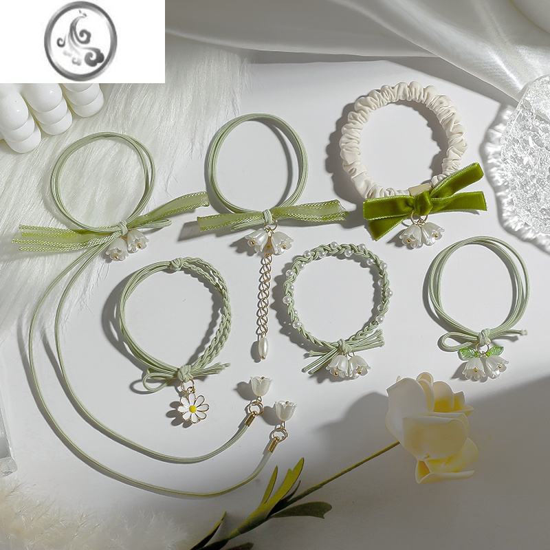 jimi铃兰花头绳甜美小清新发绳女生皮筋ins风高颜值森系新款头绳