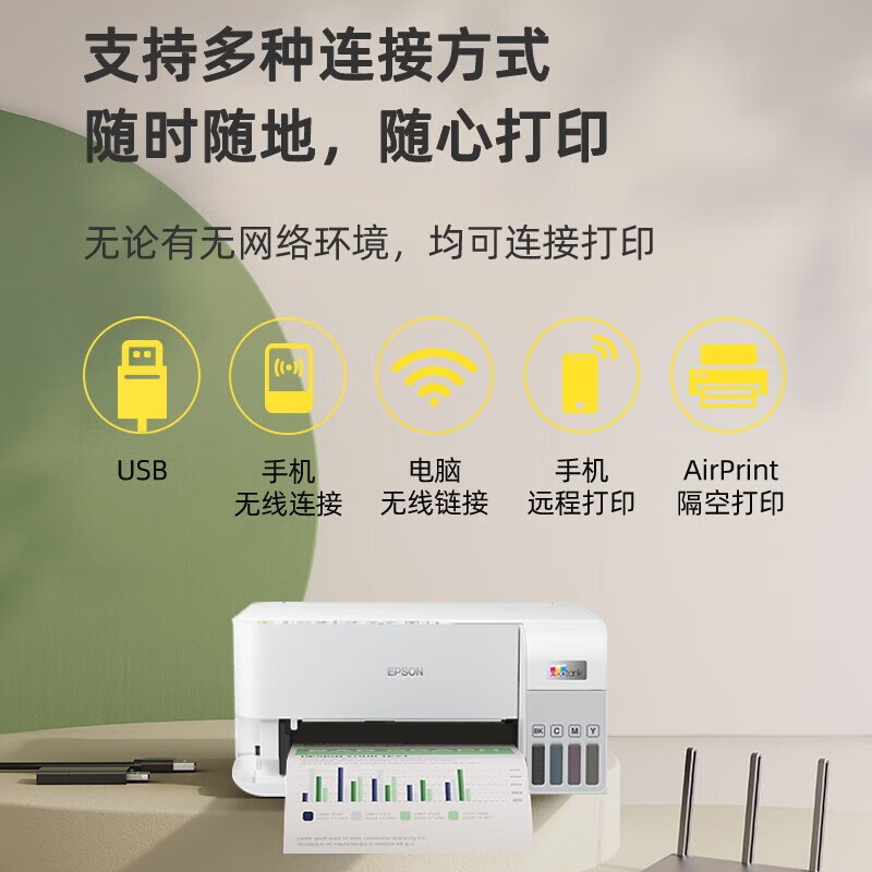 打印复印扫描家用办公打印照片作业一体机