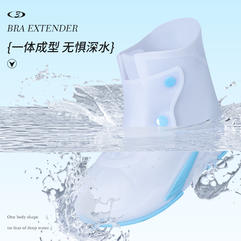 正雨雨鞋女款防雨鞋套秋冬防水防滑外穿加厚耐磨硅胶雨天脚鞋套高清大图