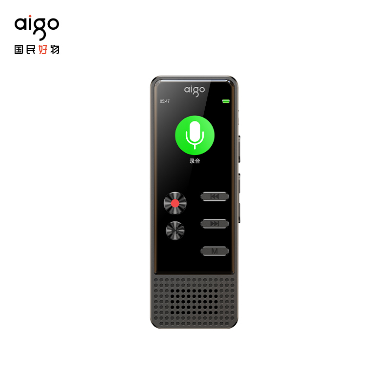 爱国者(AIGO) 录音笔R3377 32G黑色高清大图