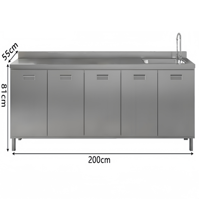 依韵珂橱柜200*55*81cm个高清大图