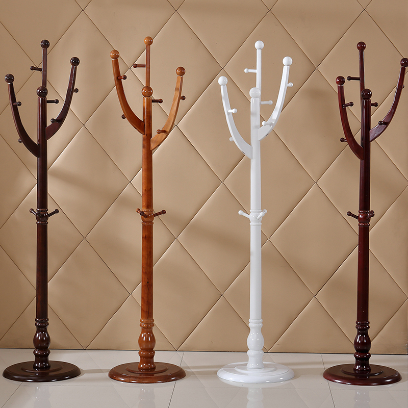 皇豹树形衣帽架小树落地式简约现代衣架卧室实木衣架子树枝挂衣架家用