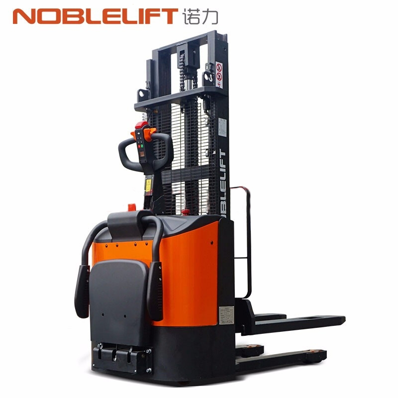 诺力(NOBLELIFT)叉车电动站驾式液压升降电动搬运车托盘升降车电动地牛1.5吨