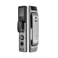 [新品首发]凯迪仕智能锁 T300深空灰 可视猫眼屏幕监控指纹锁家用防盗门锁磁卡锁电子锁密码锁