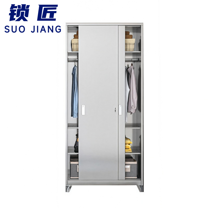 锁匠 不锈钢衣柜90cm台高清大图