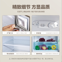 新飞(FRESTEC) 160升小型家用节能冷藏冷冻时尚双开门电冰箱BCD-160K2AT