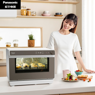 松下（Panasonic）烤箱家用蒸烤箱一体机多功能蒸汽烤箱大容量 NU-SC85W