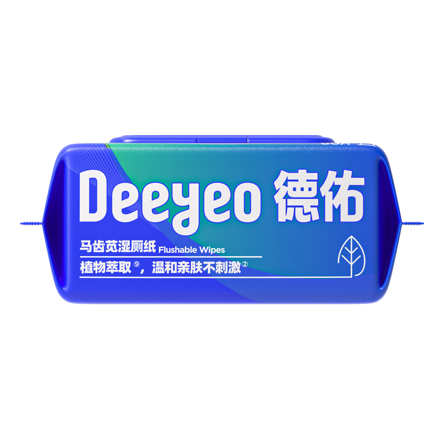 德佑湿厕纸马齿苋如厕清洁卫生湿巾亲肤安全无刺激加厚家庭实惠装 80抽高清大图