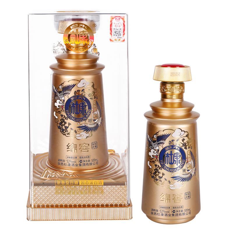 白水杜康 绵窖 52%vol 浓香型白酒 500ml/瓶 单瓶装图片