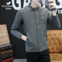 [不打烊,正常发货]富贵鸟男士夹克男2021春秋冬季新品外套立领夹克衫潮流青年休闲韩版男装男士上衣冬装加绒加棉加厚