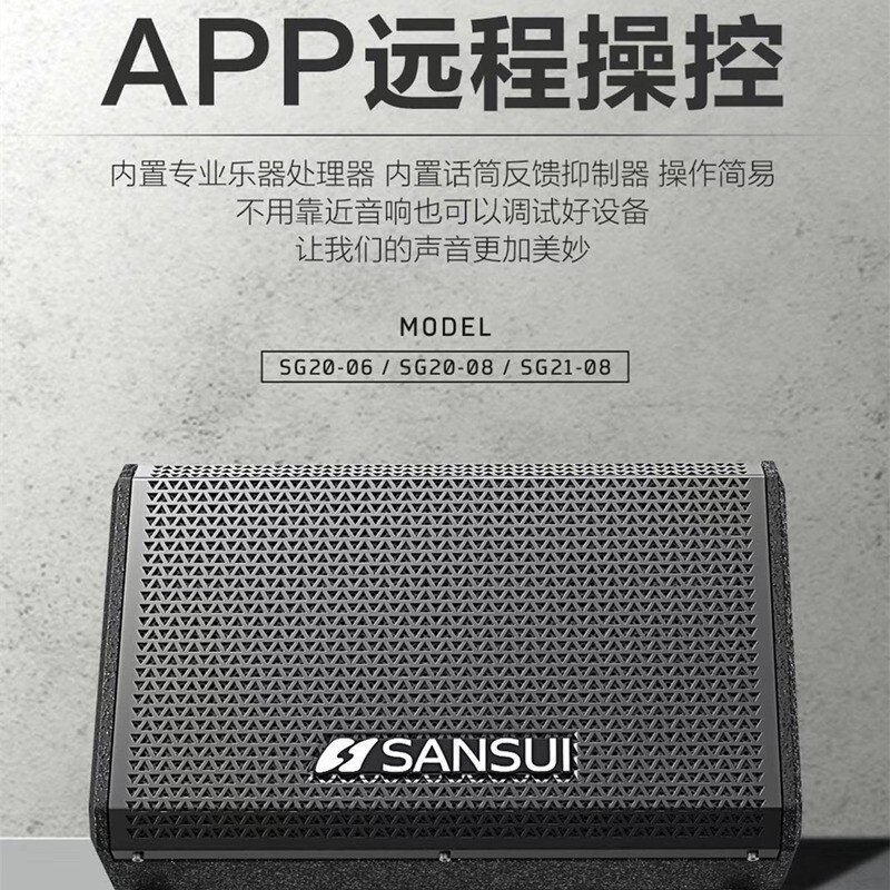 山水(SANSUI)SG21-08便携式弹唱乐器音箱 电木吉他音响网红户外直播大功率街头卖唱音响