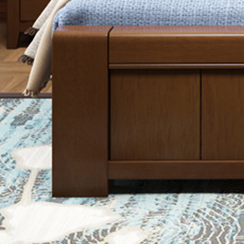 臻远ZY-SMC-88 现代简约实木床双人床 1.8米简约床高清大图