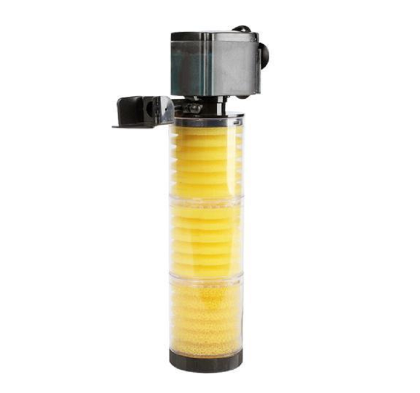 鱼缸内部三合一过滤器增氧泵内置过滤器潜水泵过滤充氧泵高清大图