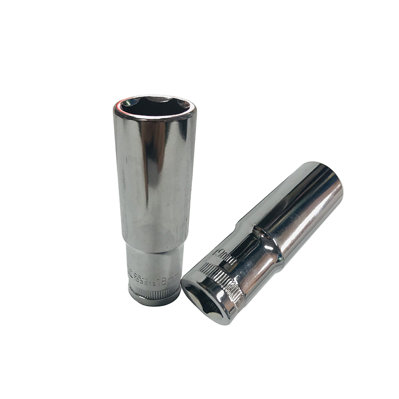 约克12.5mm系列六角公制镜面长套筒 银色 16mm