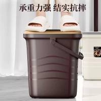 鑫环境 7.5L带管球阀 渣茶桶茶渣桶分离过滤排水桶茶台茶几废水桶