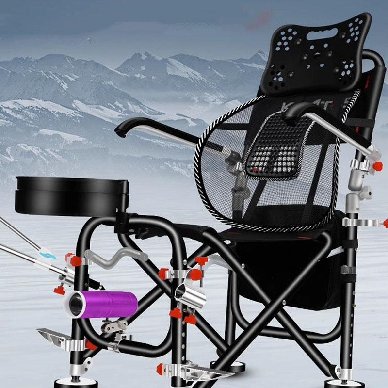 新款钓椅闪电客野钓多功能钓鱼椅台钓椅子凳子可折叠可躺式便携座椅