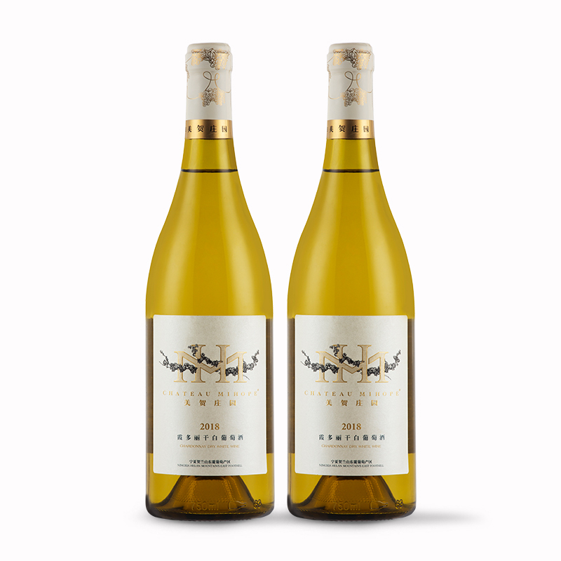 美贺庄园霞多丽干型白葡萄酒2018 750ml(2瓶装)