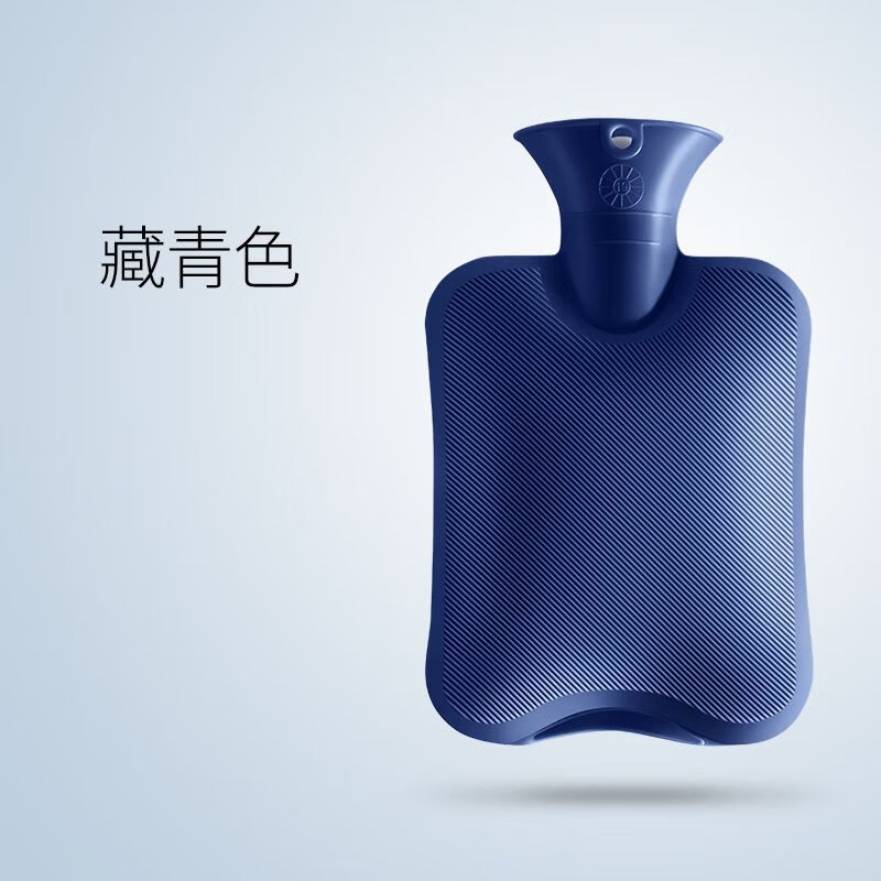 京京日上JingJingRS 热水袋注水热敷暖肚子暖水袋随身暖手宝暖手袋可爱马卡蓝 1000ml高清大图