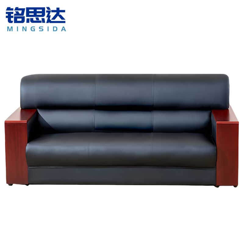 铭思达办公室沙发三人张高清大图