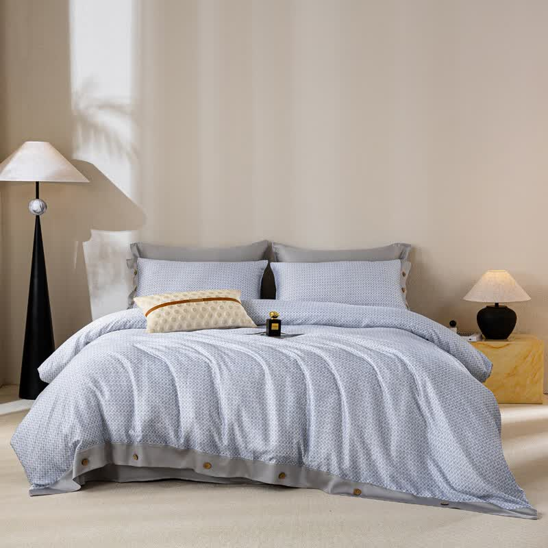 無印良品轻品天丝四件套MJ-TJ7116被套:200*230床品四件套床上用品2.9kg