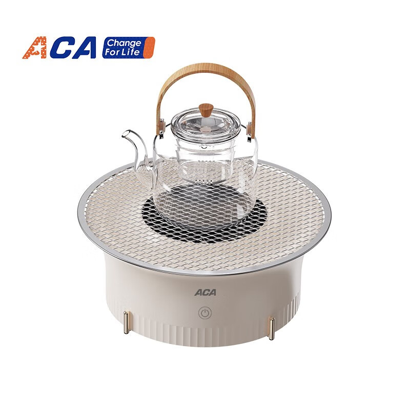 ACA北美电器电围炉煮茶器三档温度电茶炉套装 ALY-G08WL01J