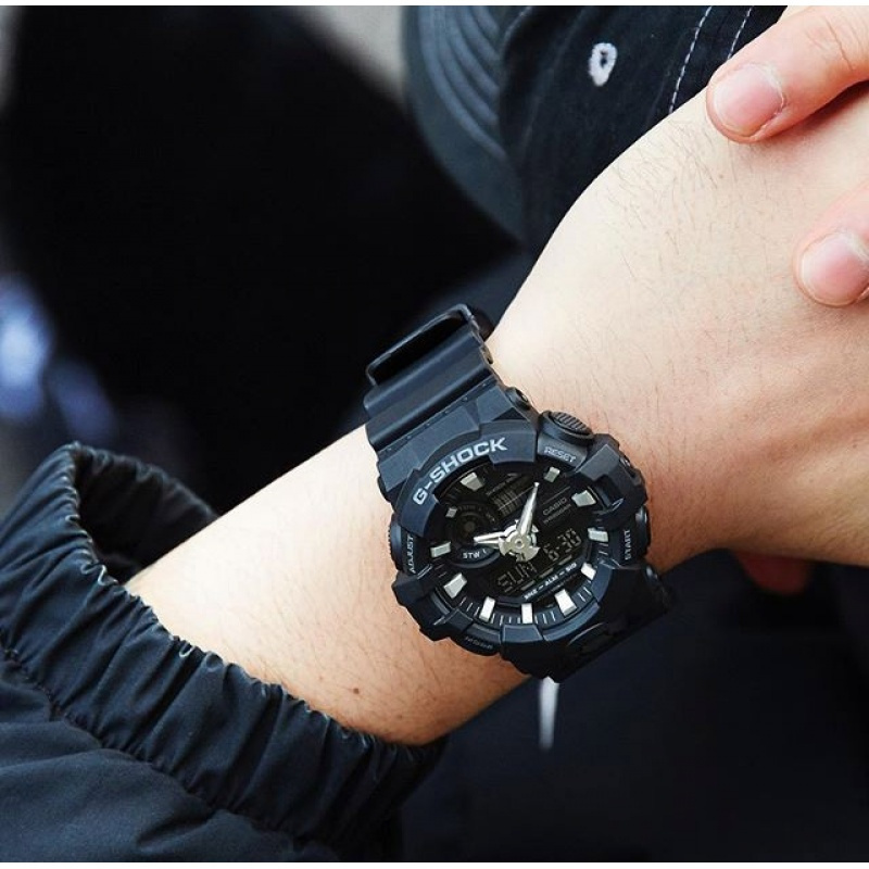 casio卡西欧美版正品gshock运动男士石英表男表ga100b7a