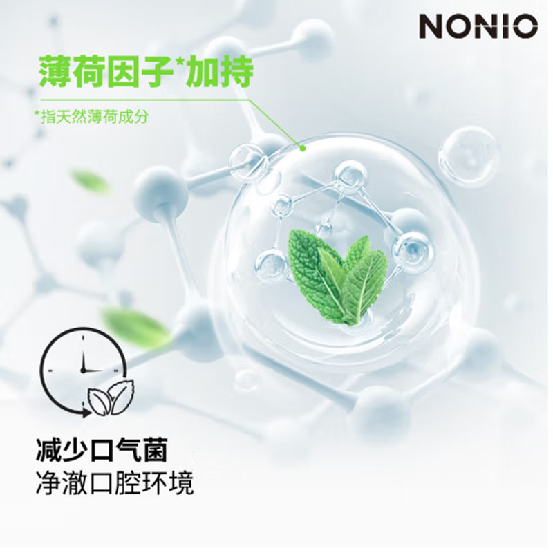 狮王(Lion)NONIO漱口水 元气柑橘600ml 去口气持久清洁清新口气高清大图