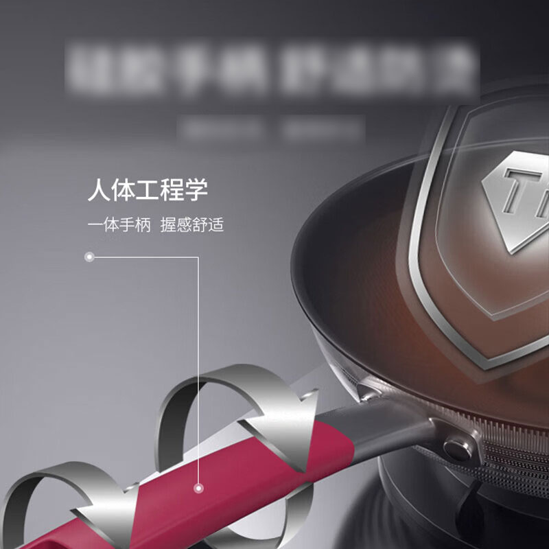 康巴赫无涂层钛不粘锅KGT-C32A高清大图