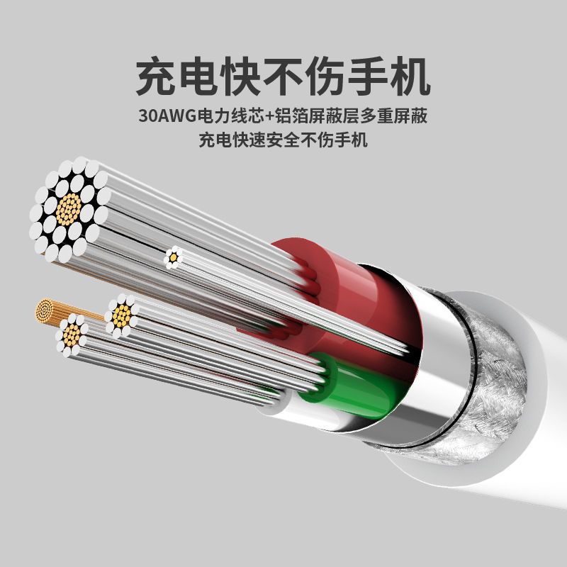 [0.9m数据线]白 Anker MFi认证 苹果数据线手机快充USB充电器线iPhone11Pro/XsMax