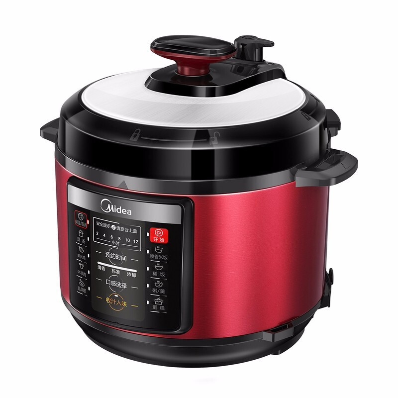美的(Midea)电压力锅 5升双胆高压锅 12小时预约 口感可调 家用智能八大菜单YL50Simple105