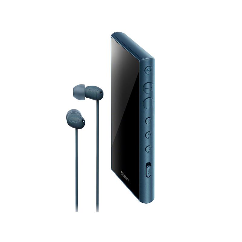 索尼(SONY)NW-A105HN 无线Hi-Res 安卓9.0 高解析度 无损音乐播放器 MP3 附带降噪耳机 蓝色