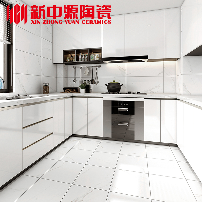新中源卫生间300X600纯色仿古砖现代简约防滑地砖厨房阳台墙砖