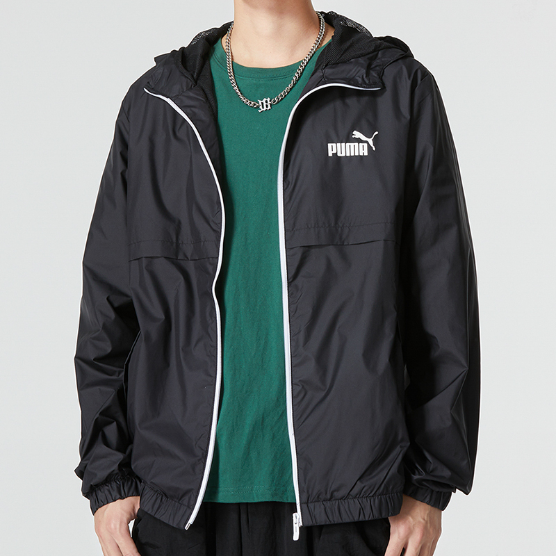 puma彪马外套男装23春秋新款户外运动服透气健身训练休闲服夹克上衣