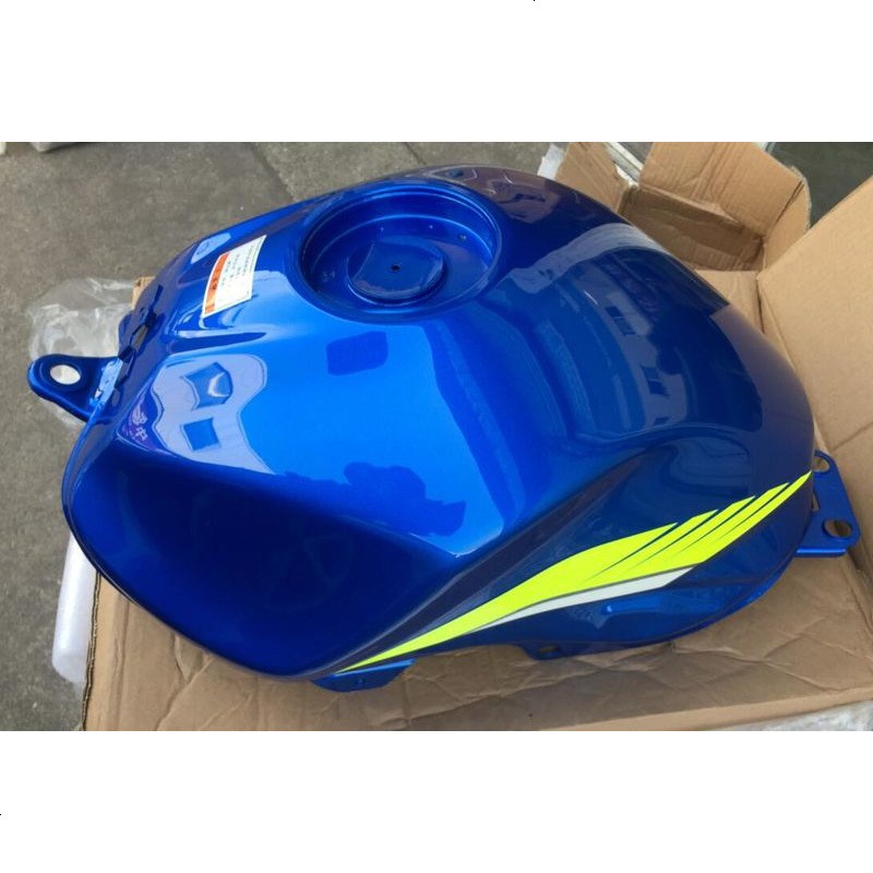 澳派摩托跑车油箱gsx250油箱海神蓝汽油箱5颜色燃油箱正品防伪验证