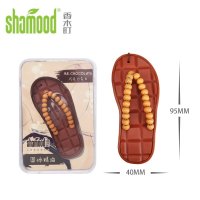 [苏宁自营]香木町(Shamood) 汽车香水 除味香氛挂件车内挂饰 创意拖鞋挂饰香水 巧克力味道 红色 60天散香