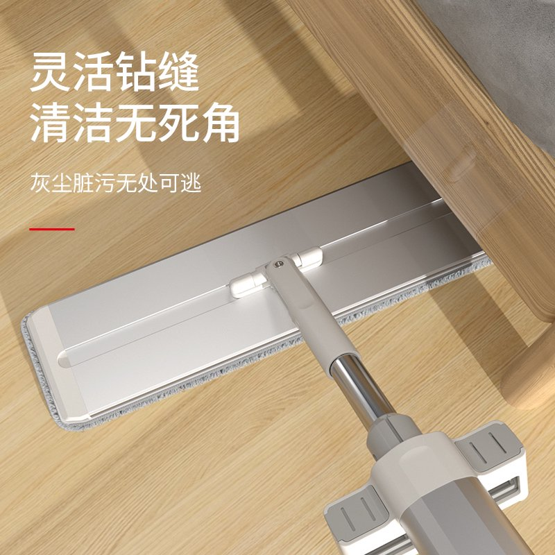 好媳妇易洁40cm自滤平拖(新灰白共4块布)AGW-7005A-1高清大图