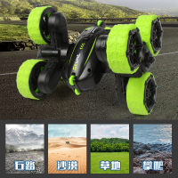 过凡(GUOFAN)遥控车 儿童玩具男孩电动赛车模型玩具车侧行特技扭臂特技双面扭变车
