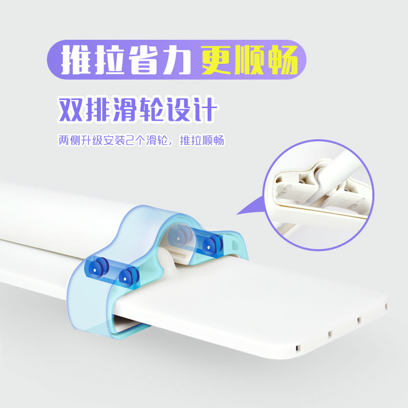 妙洁免手洗平板拖把家用木地板懒人干湿拖地一拖两用地拖布净高清大图