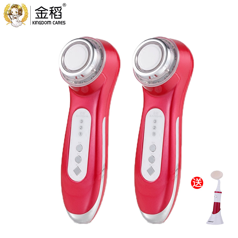 金稻水光嫩肤仪 KD9918 粉色 营养导入仪 射频微电流嫩肤 美眼彩光美肤仪 美容仪