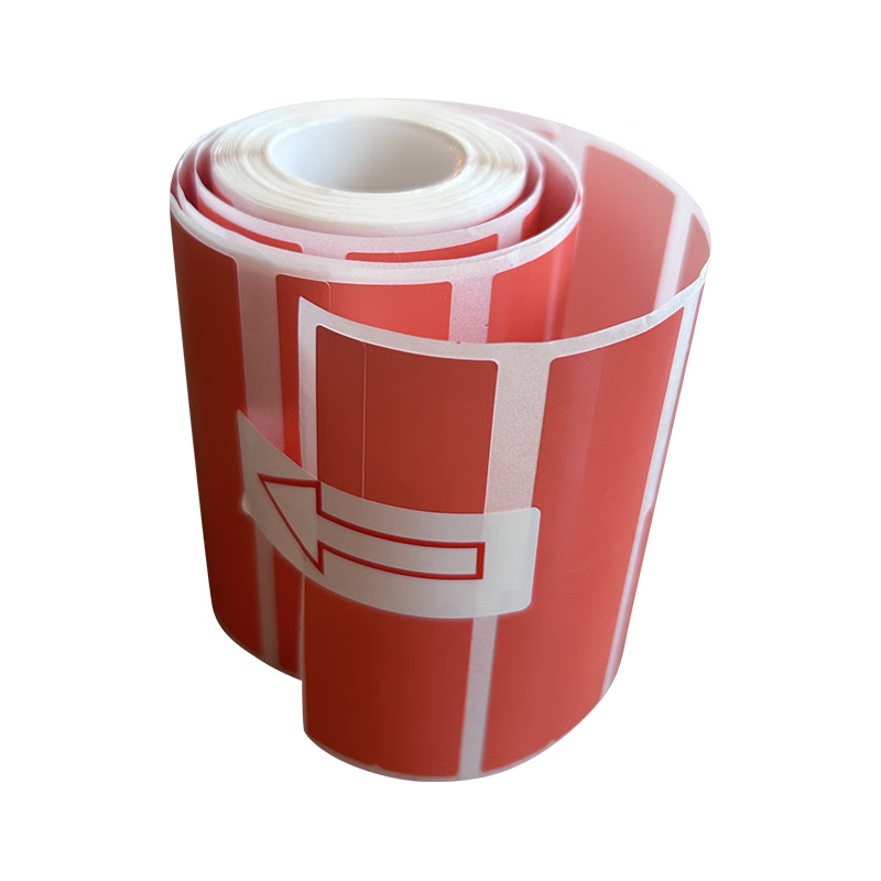 海格利 HGL-15 标签标 PVC 30*45+45mm 200张/卷(计价单位:卷) 红色高清大图