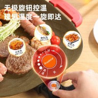 荣事达电烤盘家用室内无烟烤肉专用电烧烤炉多功能韩式不粘烤串机
