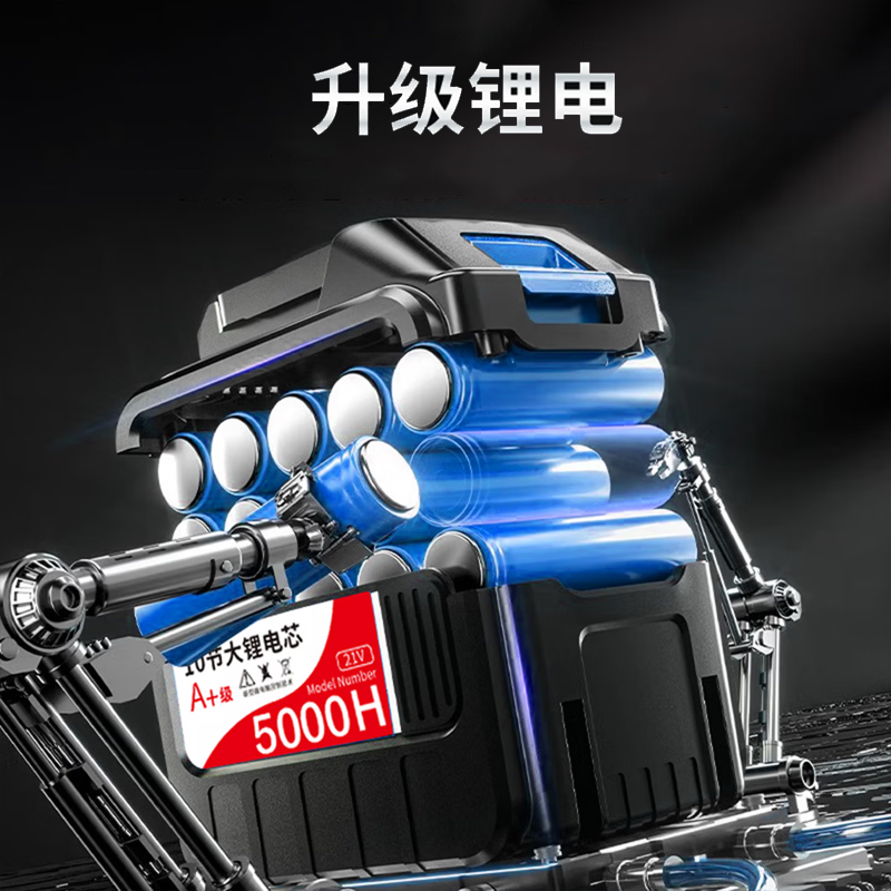 CIAA德国无线热熔胶枪热熔胶家用手工专业数显调温锂电大功率打胶枪高清大图