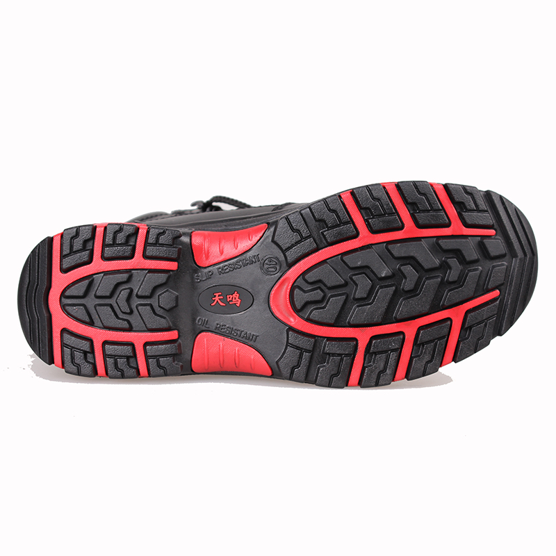 天鸣 防静电 耐油防滑 防砸防刺穿高腰单皮鞋 源头工厂 可来样定制 36-46码 双高清大图