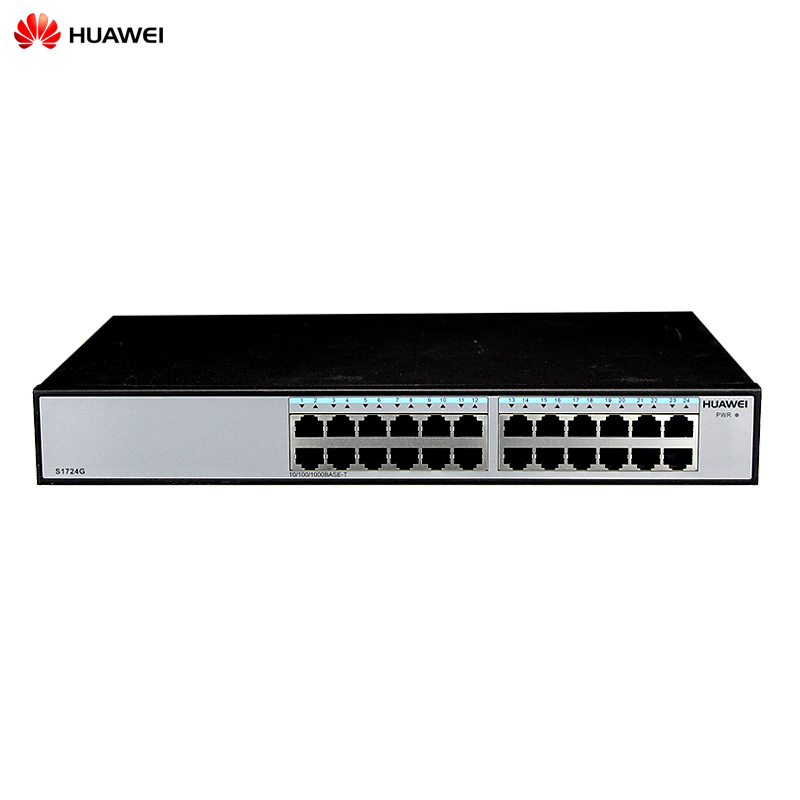 华为(HUAWEI)S1724G-AC 24口全千兆企业级以太网络交换机 即插即用 适用企业/监控网络分流器
