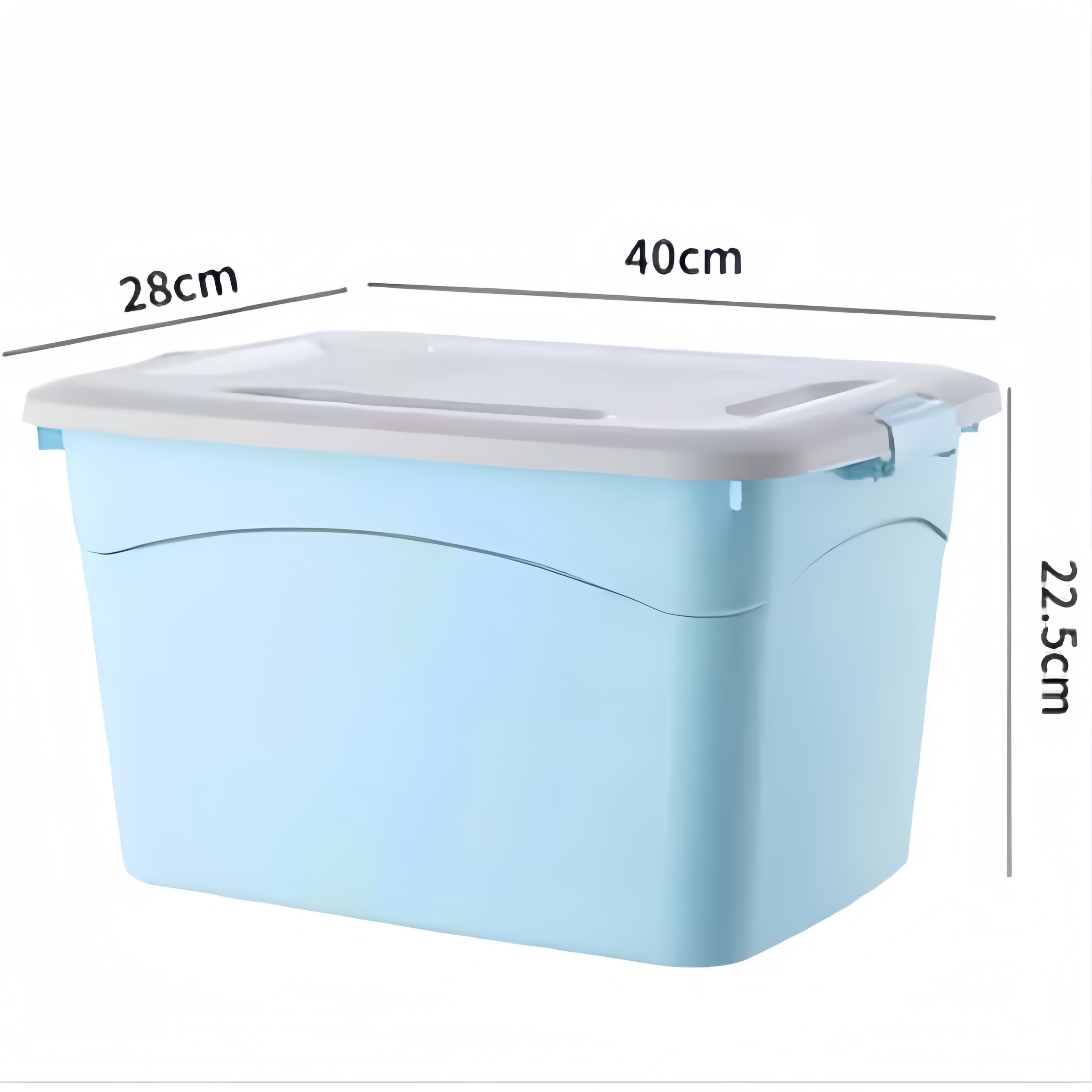 乐琪艺收纳箱40*28*22.5cm个高清大图